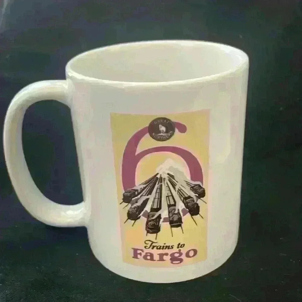 Great Northern Railroad Historical Society Coffee Cup GNRHS FARGO 2019